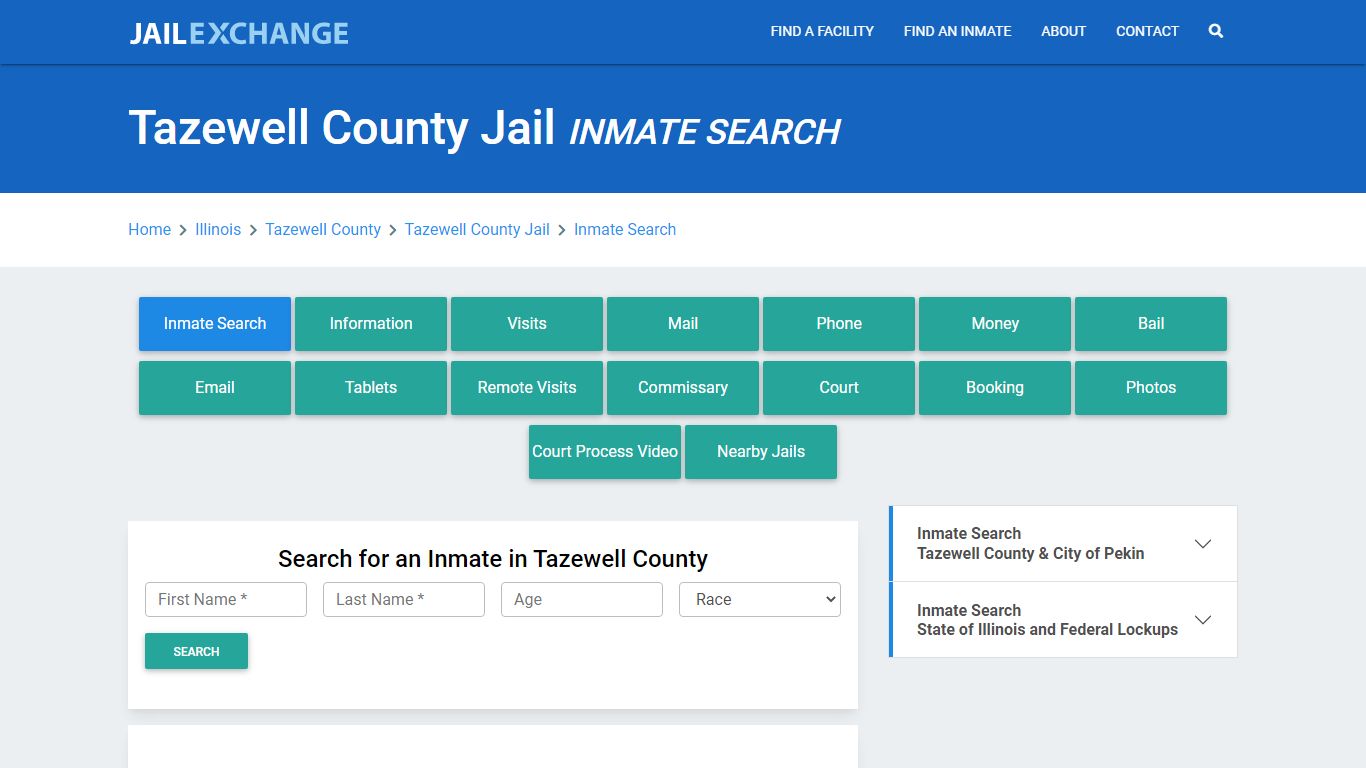 Tazewell County Jail, IL Inmate Search: Roster & Mugshots - Jail Exchange