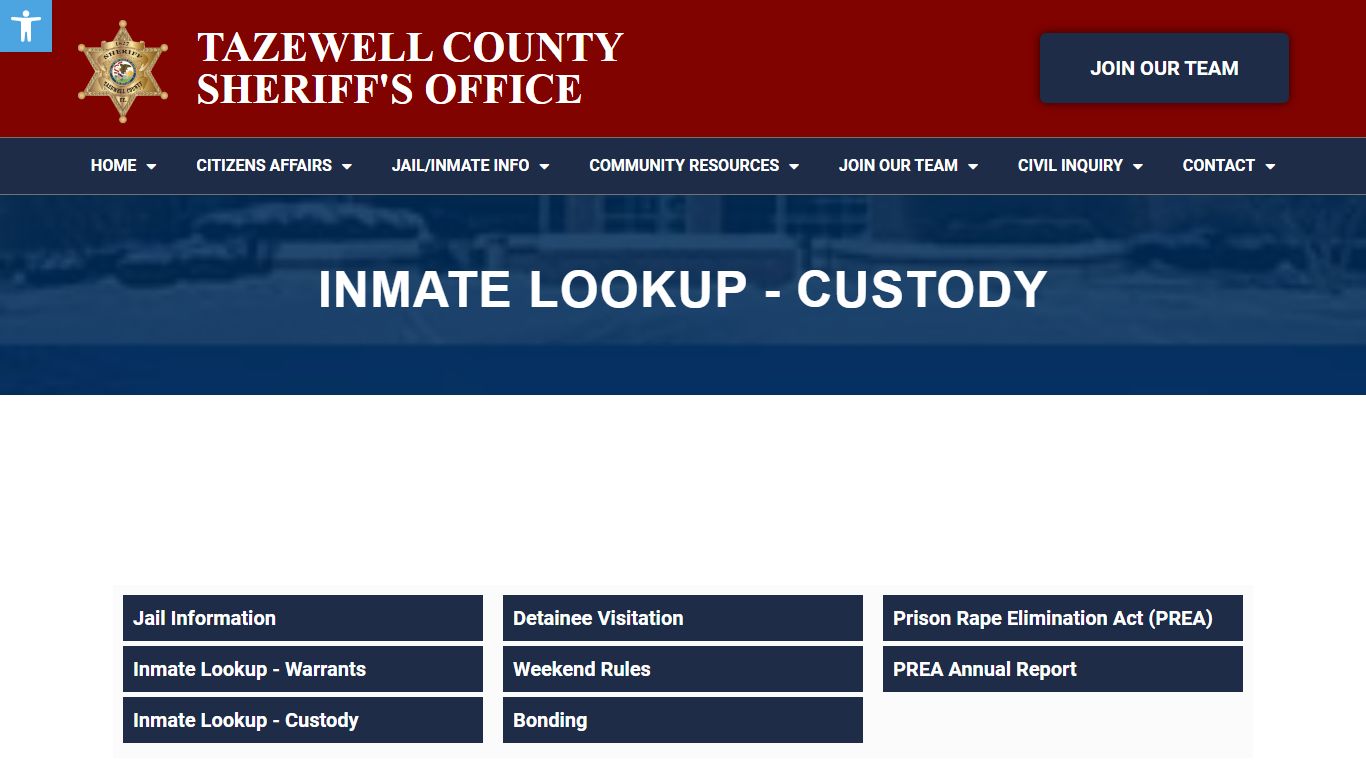 Inmate Lookup - C - Tazewell County Sheriff